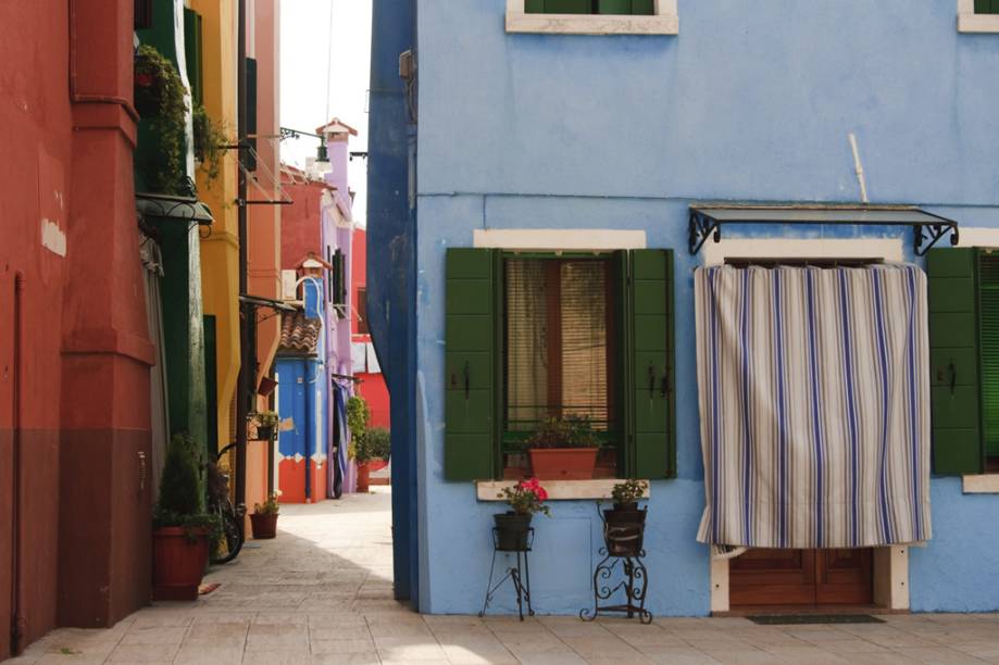 Casas da Ilha de Burano, Veneza Casas da Ilha de Burano, Veneza