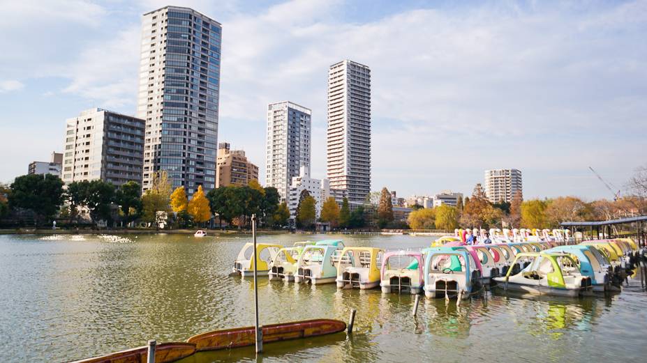 Pedalinhos no Parque Ueno