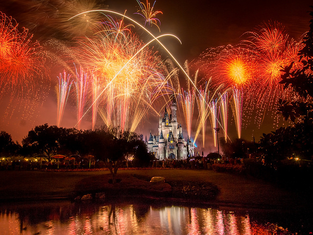 Fogos Wishes no Magic Kingdom, na Disney Fogos Wishes no Magic Kingdom, na Disney