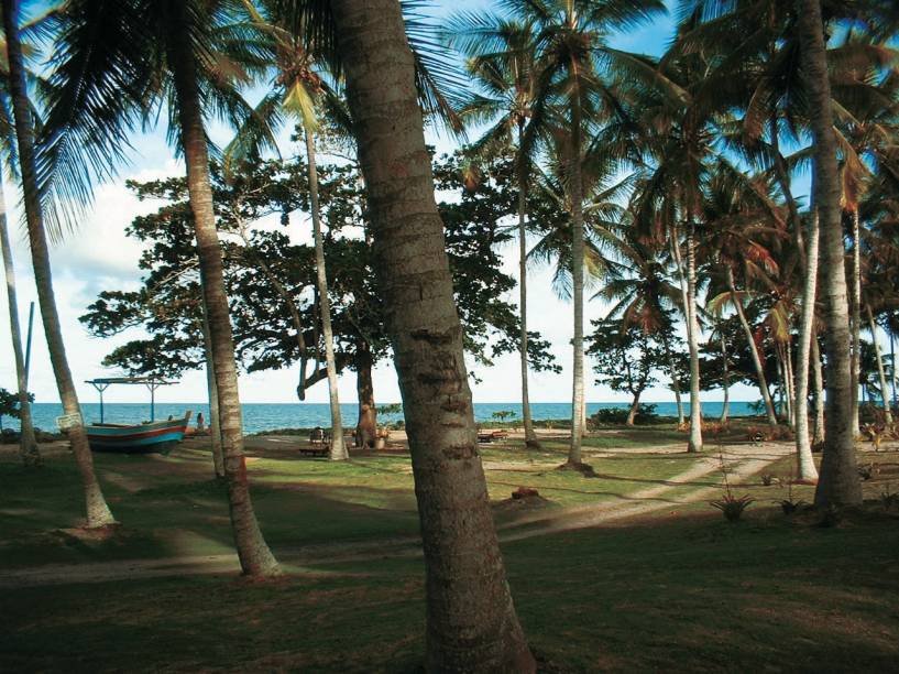 A estrutura de restaurantes e bares ficam em Curuípe. No verão, é bom chegar cedo, porque a disputa por espaço costuma ser grande