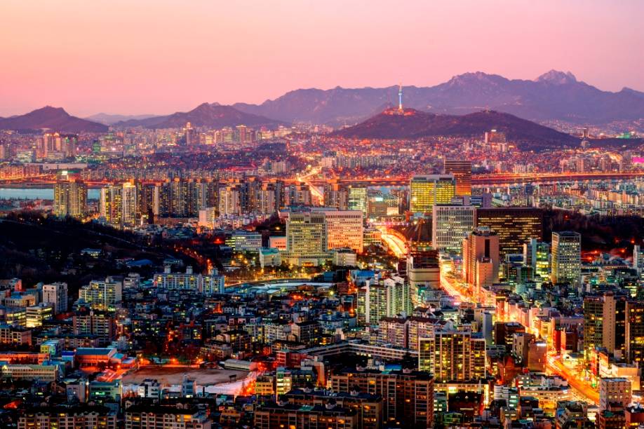 Vista geral de Seul Vista geral de Seul