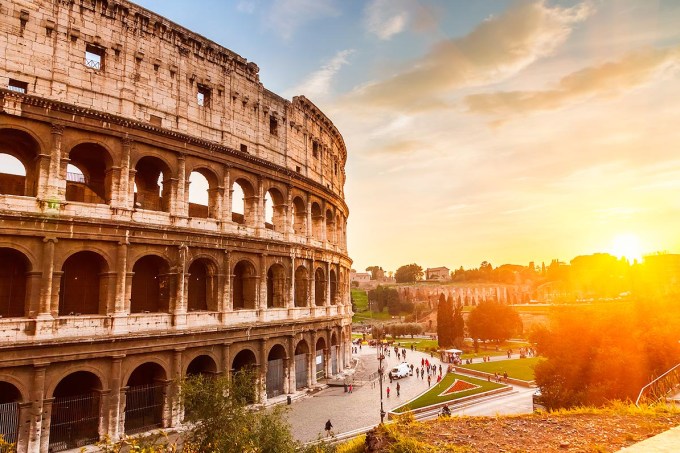 Coliseu em Roma, Itália