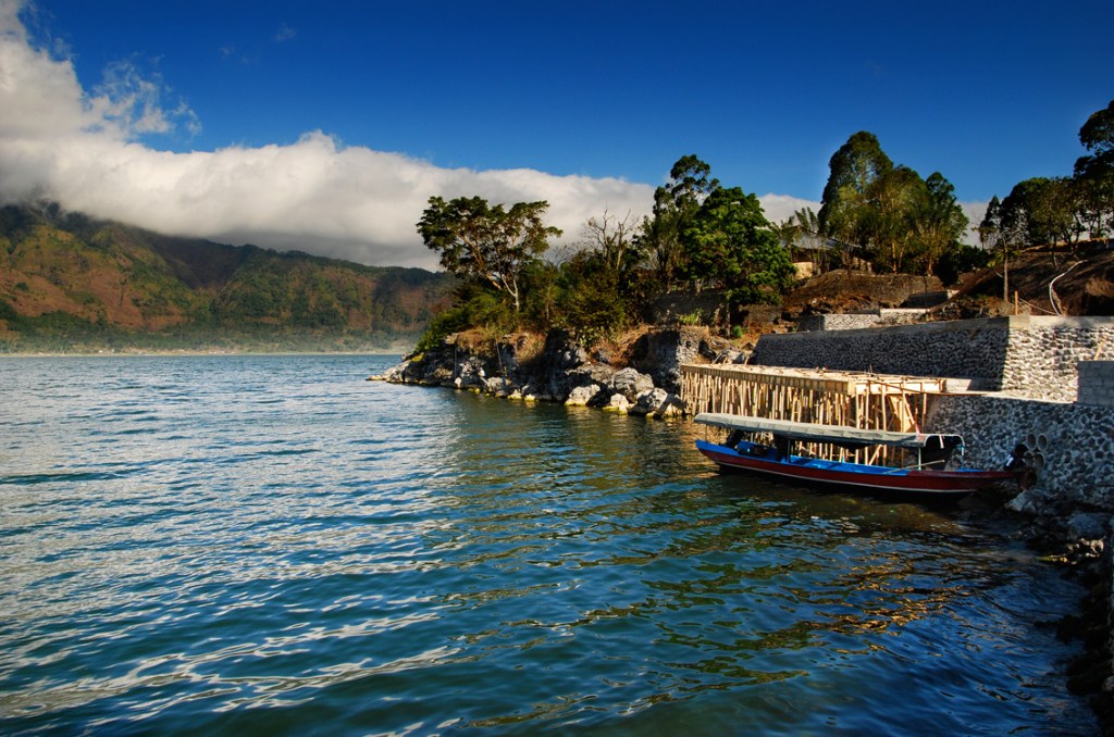 Lago Batur em Bali