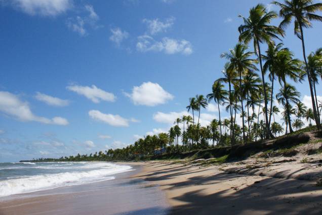 Entre as paradas do passeio de lancha mais popular da região está a Ilha da Pedra Furada, que tem esse nome por causa das rochas perfuradas por moluscos Entre as paradas do passeio de lancha mais popular da região está a Ilha da Pedra Furada, que tem esse nome por causa das rochas perfuradas por moluscos