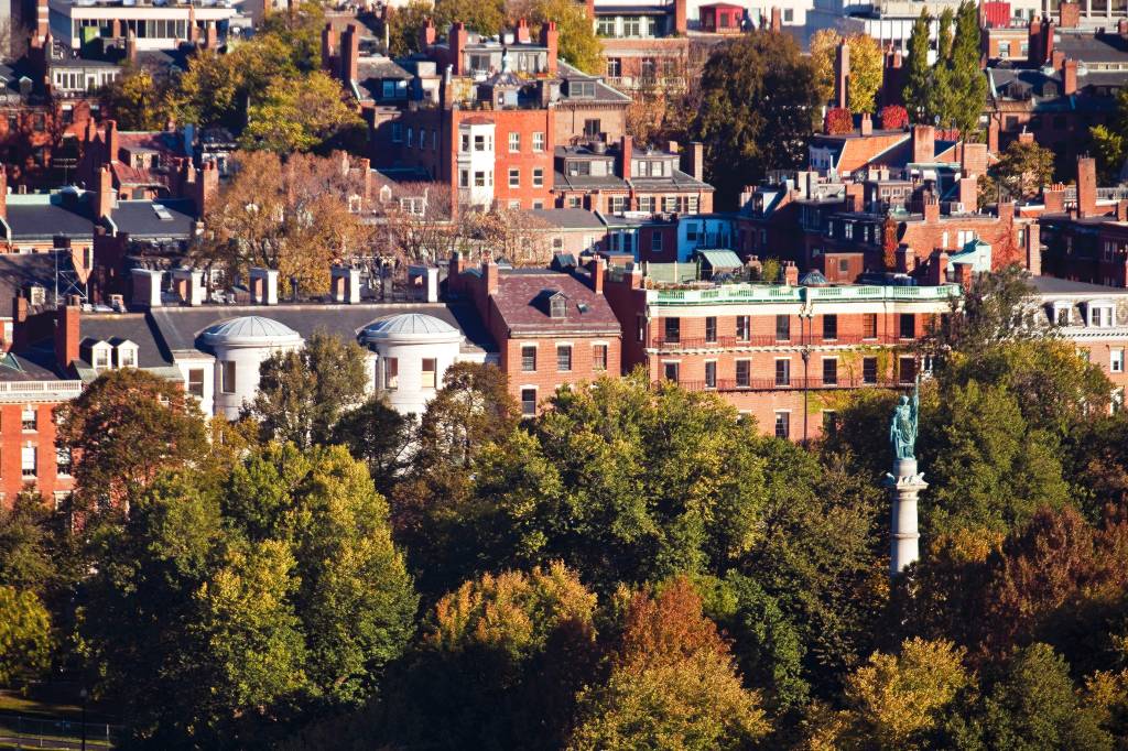 O bairro dos sonhos Beacon Hill, em Boston O bairro dos sonhos Beacon Hill, em Boston