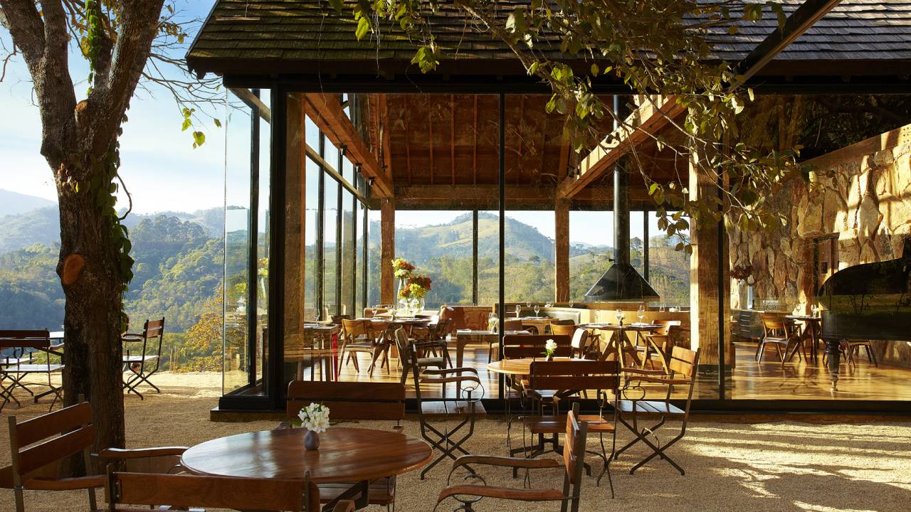 Restaurante do Botanique Hotel & SPA, em Campos do Jordão, São Paulo