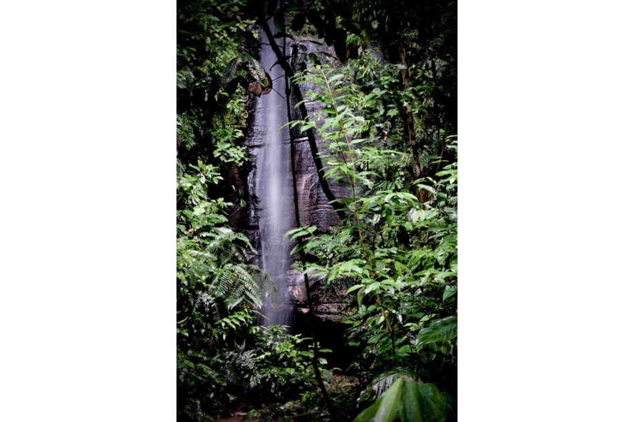 Cachoeira do Amor, um dos destaques do isolado Parque Nacional da Serra do Divisor, em Mâncio Lima, Acre, na divisa com o Peru