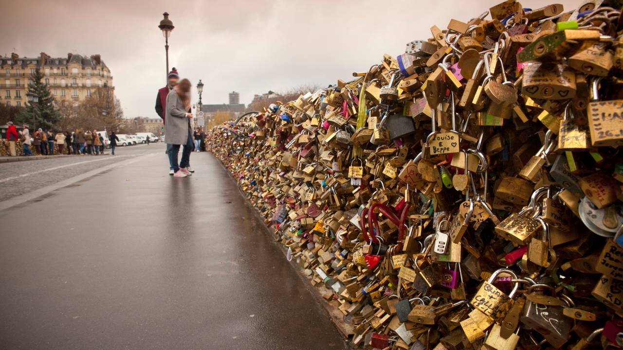 Love padlocks