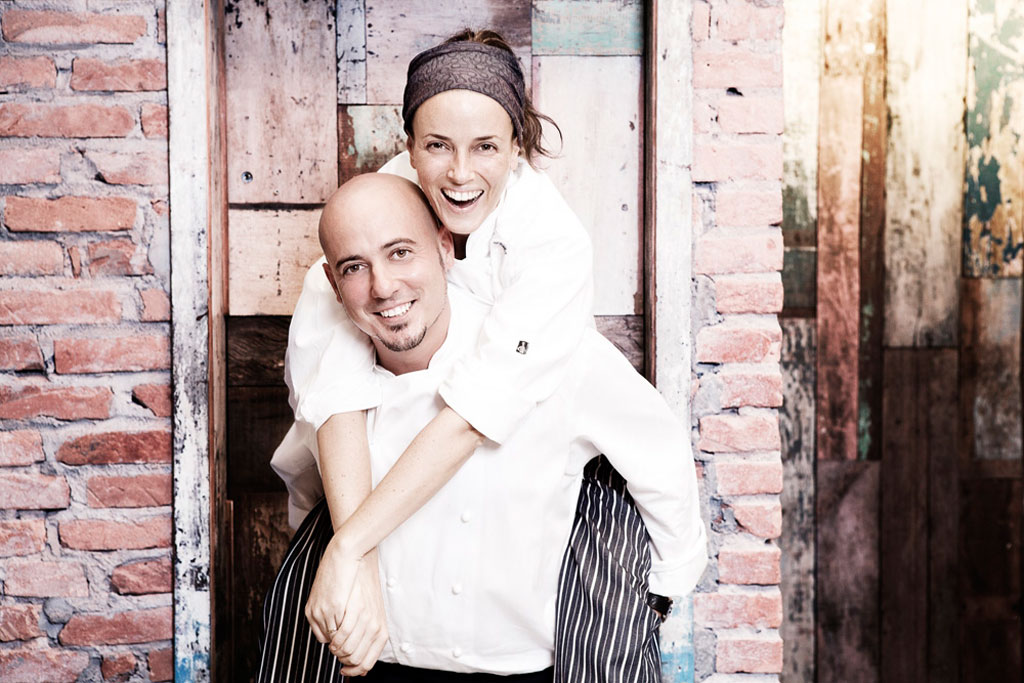 Casal de chefs do restaurante Maní, em São Paulo, a gaúcha Helena Rizzo e o catalão Daniel Redondo Casal de chefs do restaurante Maní, em São Paulo, a gaúcha Helena Rizzo e o catalão Daniel Redondo