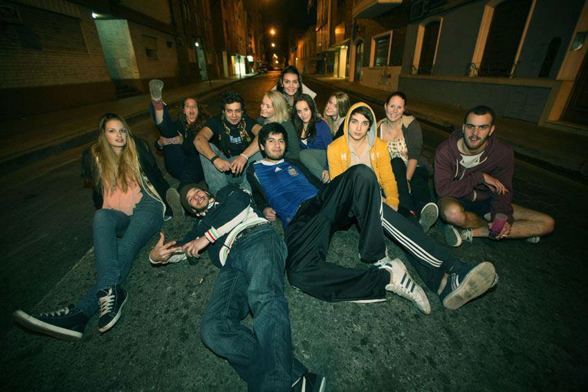 Nessa foto: tem só eu e mais um brasileiro. :)