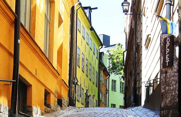 Rua no Gamla Stan. Rua no Gamla Stan.