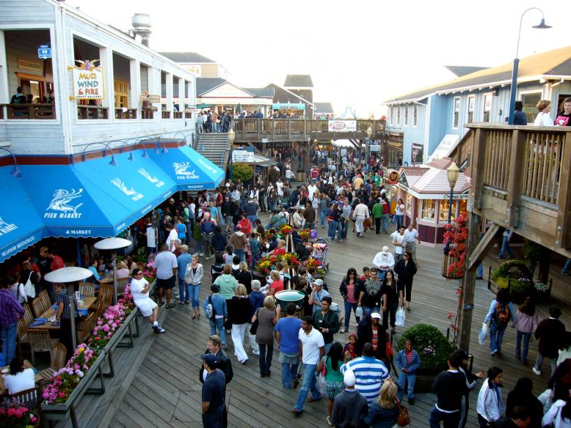 Pier 39, Fishermans Wharf, San Francisco, Estados Unidos Pier 39, Fishermans Wharf, San Francisco, Estados Unidos