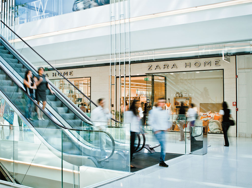 O concorrido shopping JK Iguatemi, em São Paulo O concorrido shopping JK Iguatemi, em São Paulo