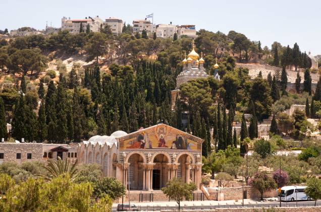 Monte das Oliveiras, em Jerusalém Monte das Oliveiras, em Jerusalém