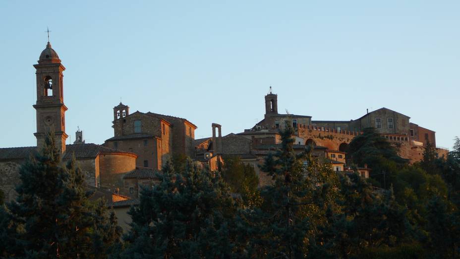 O "skyline" de Montepulciano O "skyline" de Montepulciano