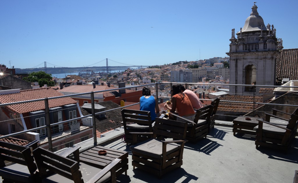 Do Park d&aacute; para ver at&eacute; o Tejo (Foto: Ora, Pois!)