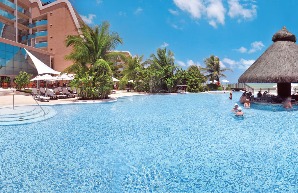 Piscina resort Sehrs Natal Grand, Natal, Rio Grande do Norte