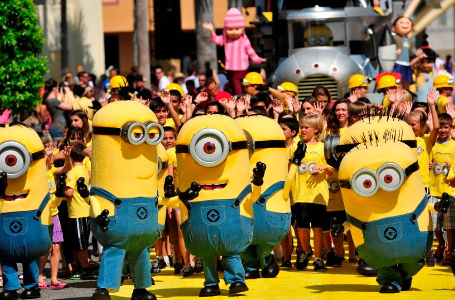 Parada com os minions Parada com os minions