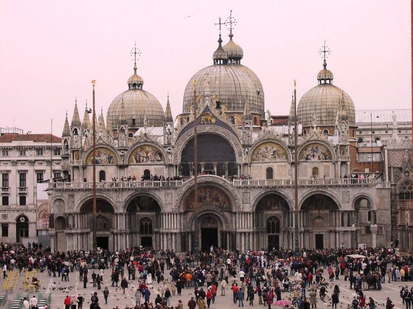Fachada da Basílica de San Marco Fachada da Basílica de San Marco