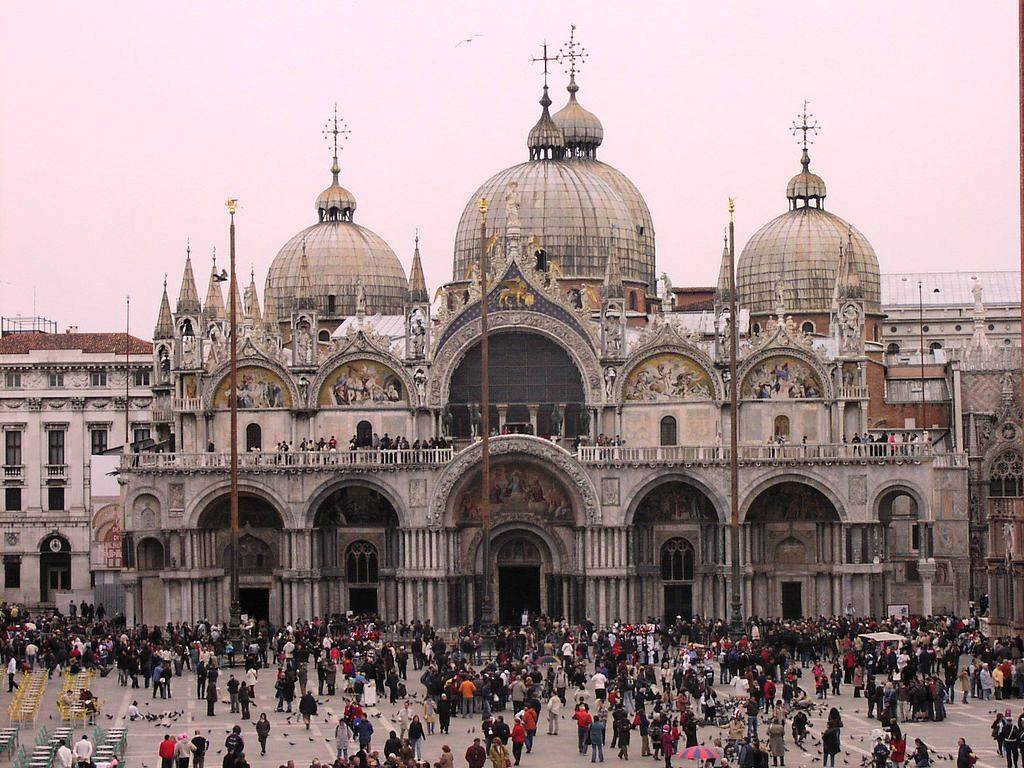 Fachada da Basílica de San Marco
