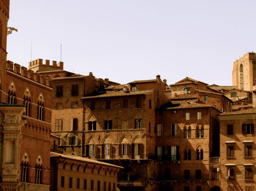 Casario medieval de Siena