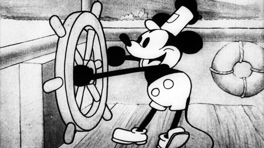 Mickey em Steamboat Willie