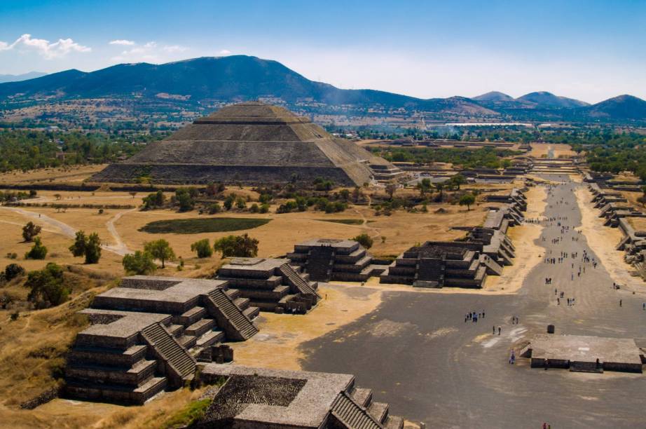 Pirâmides de Teotihuacan, a morada dos deuses, ficam a 40 km da Cidade do México Pirâmides de Teotihuacan, a morada dos deuses, ficam a 40 km da Cidade do México