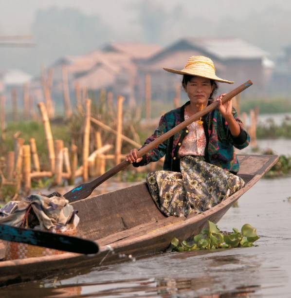 Vilas flutuantes do Lago Inle