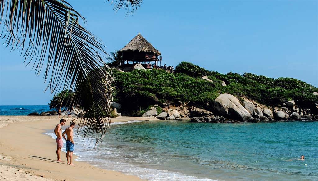 Praia de Cabo San Ju&aacute;n Del Gu&iacute;a, em Santa Marta