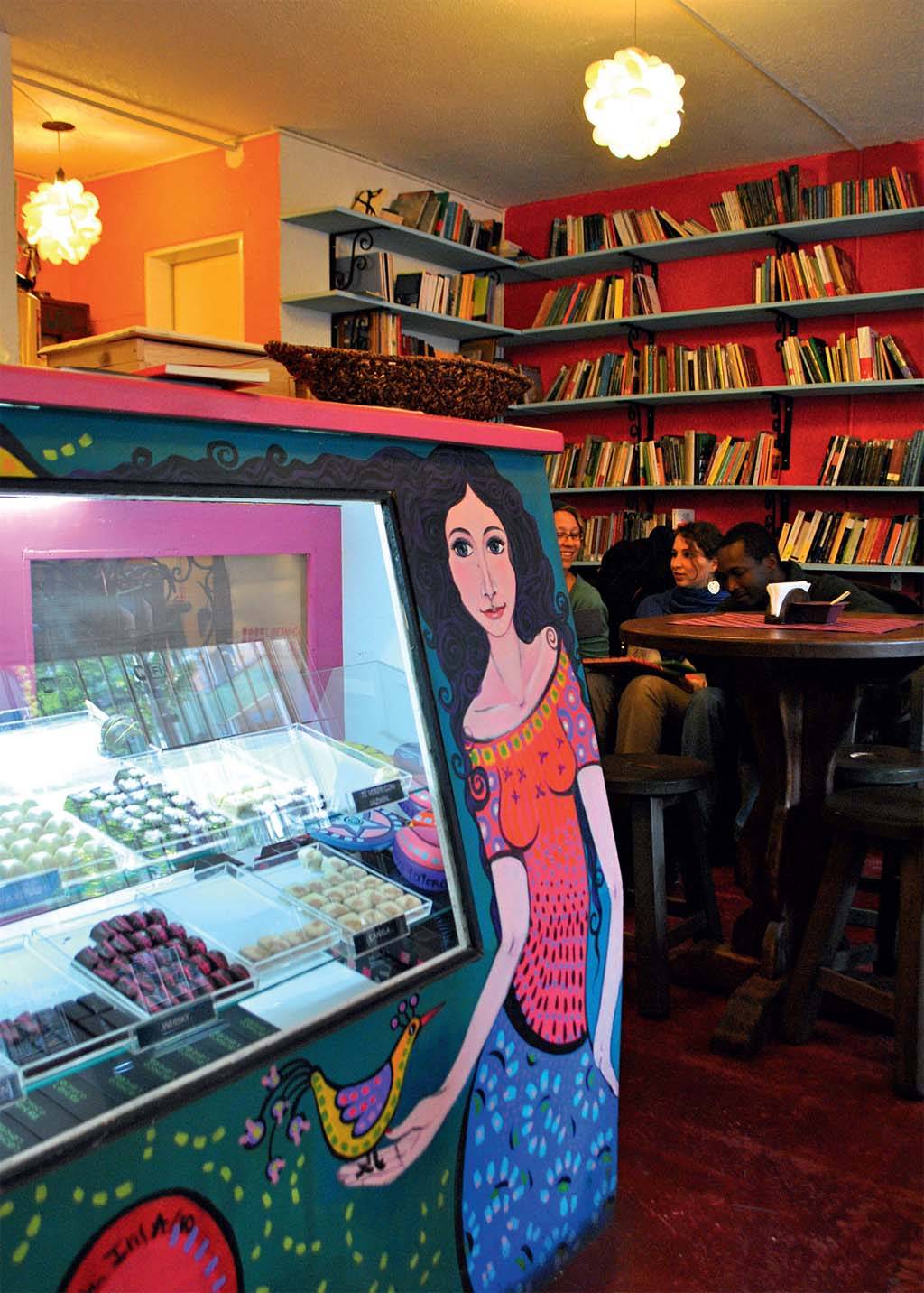 Caf&eacute; La Choco Latera, um dos favoritos dos hipsters