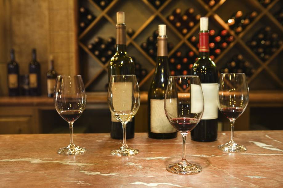 <strong><a href="https://viajeaqui.abril.com.br/estabelecimentos/br-ba-salvador-restaurante-bacco-champagneria-e-wine-bar" rel="Bacco Champagneria e Wine Bar" target="_self">Bacco Champagneria e Wine Bar</a></strong> – <a href="https://viajeaqui.abril.com.br/cidades/br-ba-salvador" rel="Salvador" target="_self">Salvador</a> (<a href="https://viajeaqui.abril.com.br/estados/br-bahia" rel="Bahia" target="_self">Bahia</a>)<br />    <br />    Afastada da zona mais turística da cidade, ocupa um amplo espaço no Salvador Shopping. A carta traz 80 rótulos de vinho, mas a maioria prefere mesmo as oito garrafas que ficam armazenadas em uma máquina. Trocadas constantemente, o cliente opta pelo volume a ser bebido – 25, 75 ou 150 ml, possibilitando experimentar um maior número de vinhos. O espaguete com camarões e a tábua de queijo brie com geleia de frutas vermelhas são ótimas opções para harmonizar com diferentes rótulos. Tem boa saída o chileno Winemaker 2009, um assemblage de Cabernet Sauvignon, Merlot e Carmenére<br />    <strong>Onde:</strong> Avenida Tancredo Neves, 2915, Salvador Shopping, Caminho das Árvores – <strong>Tel.</strong> (71) 3023-0518<br />    <strong>Horário de funcionamento:</strong> segunda a domingo, das 12h às 22h<br />     