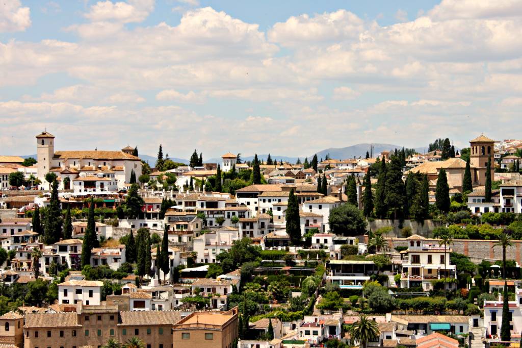 Granada Espanha vista-geral-da-cidade Granada Espanha vista-geral-da-cidade