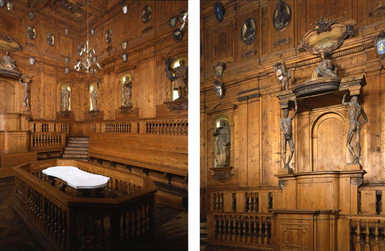 Sala de anatomia, Universidade de Bolonha, Bolonha, Itália