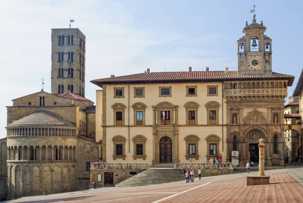 Piazza Grande, Arezzo, Itália, Toscana