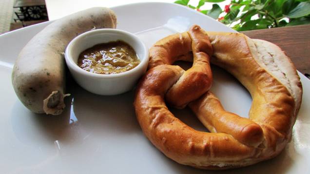 Bretzel é uma das iguarias que a Bier Vila vende na Oktoberfest Bretzel é uma das iguarias que a Bier Vila vende na Oktoberfest
