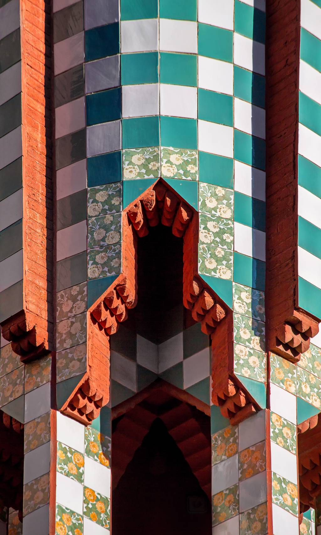 Casa Vicens de Gaudí em Barcelona, Espanha