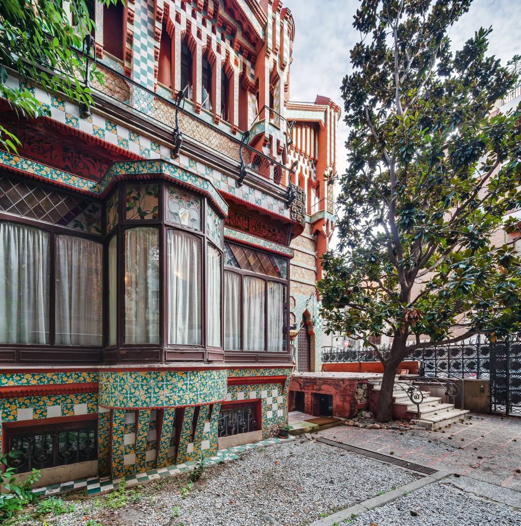 Casa Vicens de Gaudí em Barcelona, Espanha