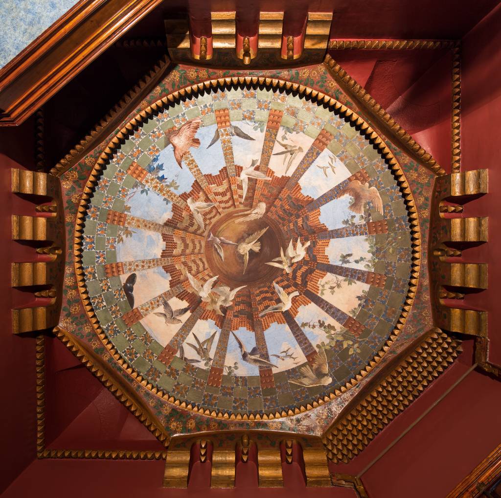 Casa Vicens de Gaudí em Barcelona, Espanha