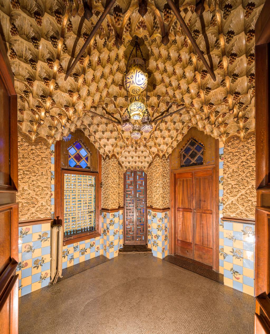 Casa Vicens de Gaudí em Barcelona, Espanha