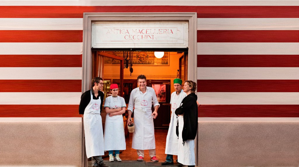 L’Antica Macelleria Cecchini, Panzano in Chianti, Chianti, Toscana, Itália
