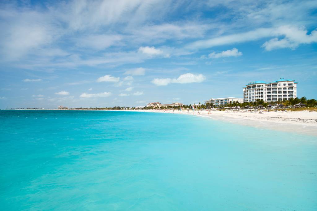 Grace Bay, nas Ilhas Turcas e Caicos