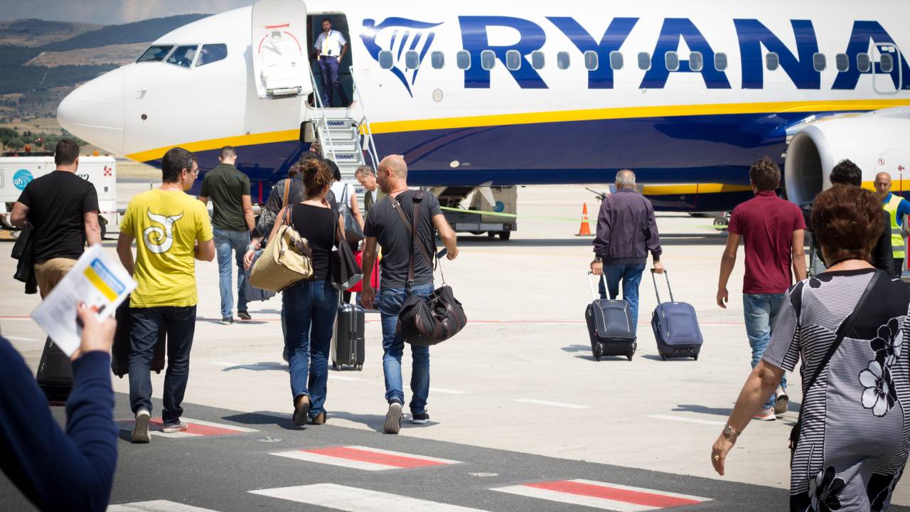 Aeronave da companhia Ryanair