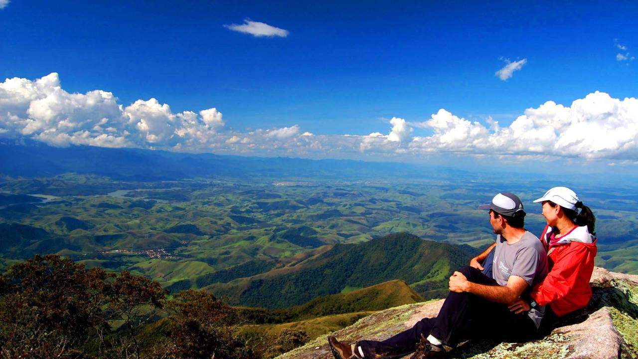 Casal no Pico da Bacia, Serra da Bocaina