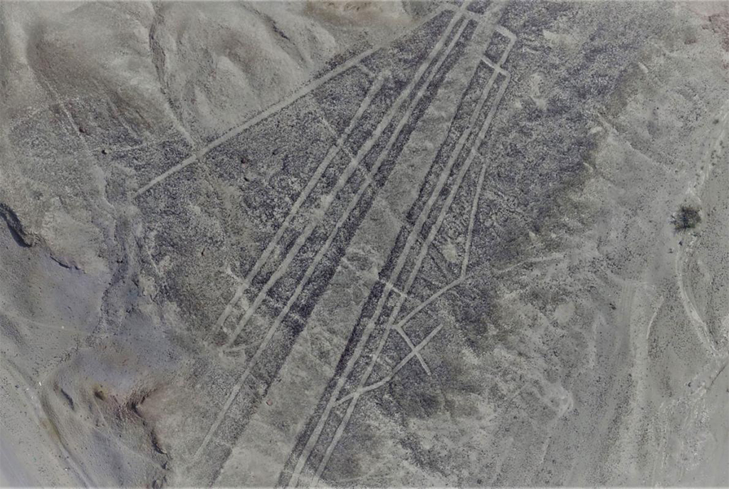 Linha de Nazca, em Palpa, Peru Linha de Nazca, em Palpa, Peru