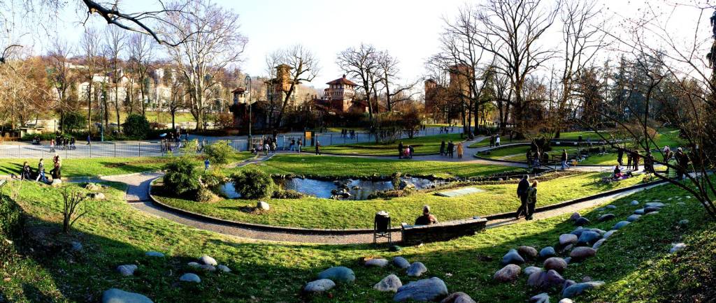 Parco del Valentino, Turim, Piemonte, Itália Parco del Valentino, Turim, Piemonte, Itália