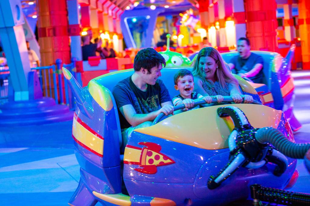 Alien Swirling Saucers no Toy Story Land, Orlando