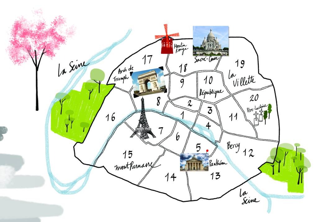 Mapa Paris Mapa Paris