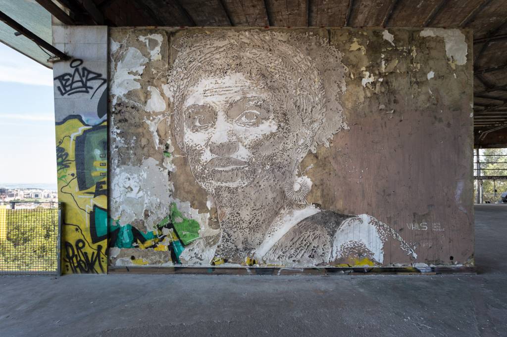 #mariellepresente: A mais recente obra de Vhils em Lisboa nos fala diretamente à alma