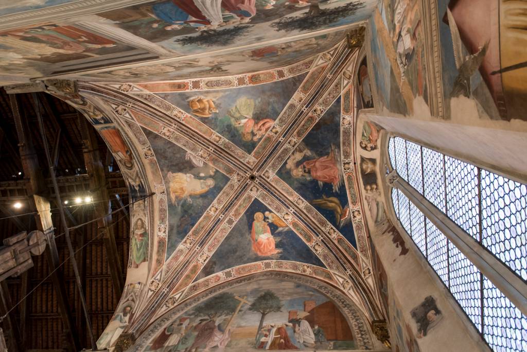 Arezzo, Itália Os afrescos de Piero della Francesca em Arezzo: grande atração local