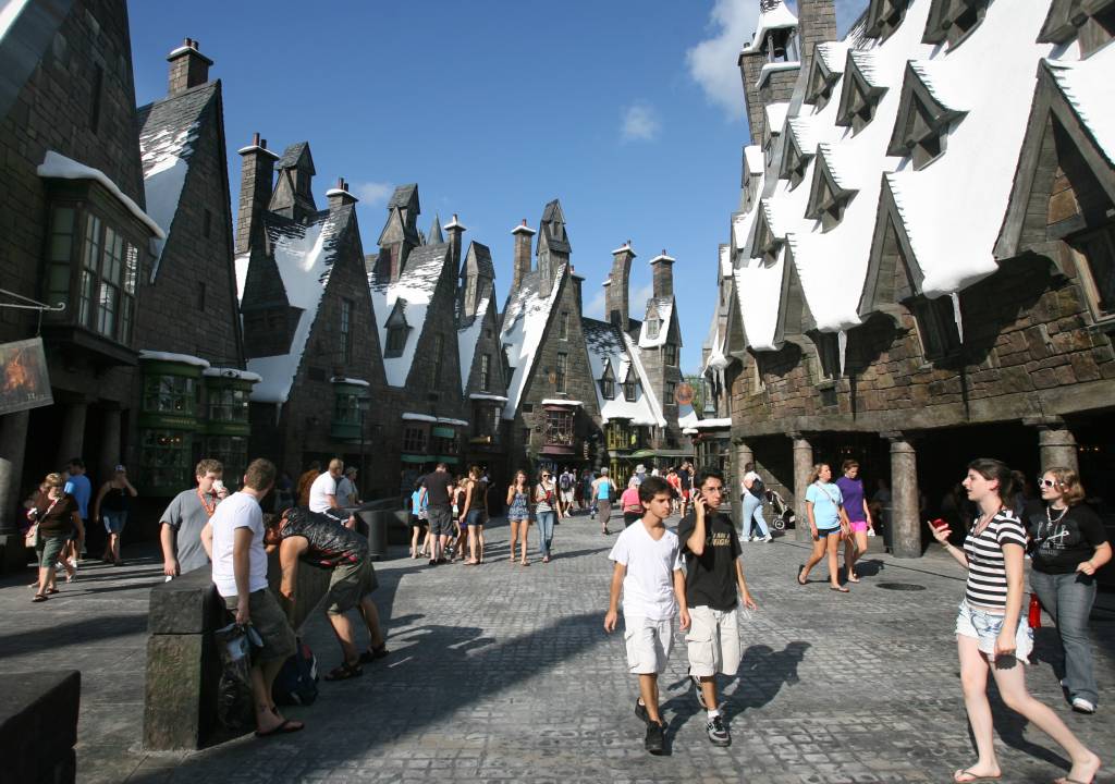 Área do Harry Potter na Island of Adventures Área do Harry Potter na Island of Adventures